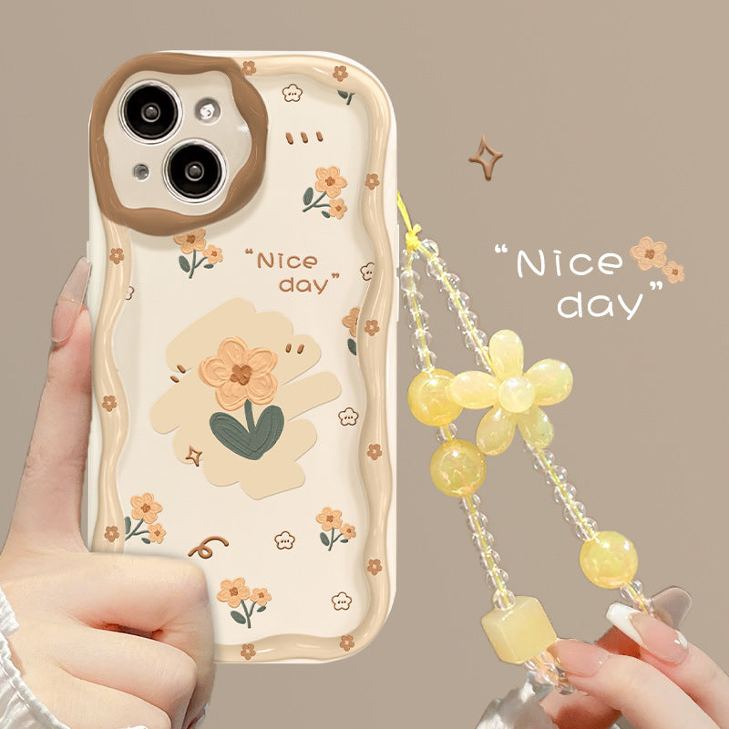 Smartphone case Wave case TPU transparent cover Shoebill bird 03: Cockatiel all over pattern iPhone SE (3rd generation/2nd generation) iPhone 8 iPhone 7 compatible case