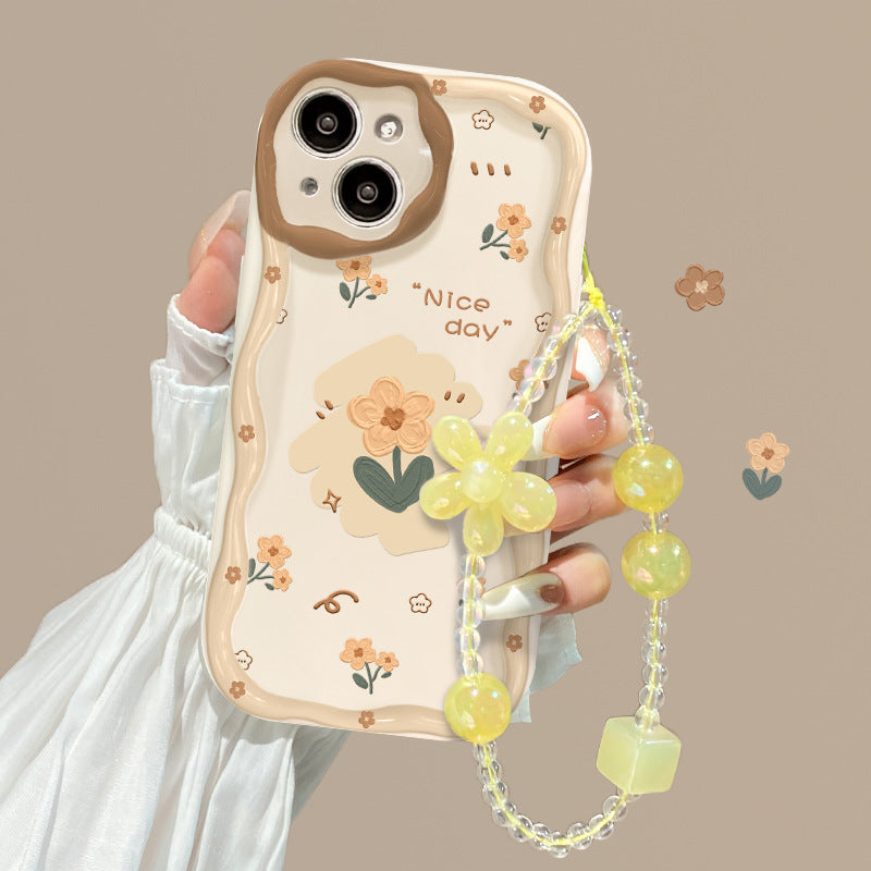 Smartphone case Wave case TPU transparent cover Shoebill bird 03: Cockatiel all over pattern iPhone SE (3rd generation/2nd generation) iPhone 8 iPhone 7 compatible case